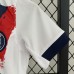 24/25 Kids Paris Saint-Germain PSG Away White Kids Jersey Kit short sleeve (Shirt + Short)-4548933