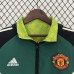 24/25 Manchester United M-U Trench Coat Reversible Black Green Windbreaker Long Sleeve-1908767