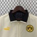 24/25 Borussia Dortmund Trench Coat Reversible Black Khaki Windbreaker Long Sleeve-509347