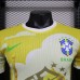 2024 Brazil Special Edition Yellow White Jersey Kit Short Sleeve (Player Version)-2612395