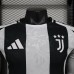 24/25 Juventus Home White Black Jersey Kit Longhort Sleeve (Player Version)-3467944