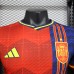 2024 Spain Separate Edition Red Blue Jersey Kit Short Sleeve (Player Version)-2837178