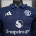 24/25 Manchester United M-U Away Navy Blue Jersey Kit Longhort Sleeve (Player Version)-3731421