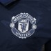 24/25 Manchester United M-U Away Navy Blue Jersey Kit Longhort Sleeve (Player Version)-3731421