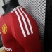 24/25 Manchester United M-U Home Red Jersey Kit Longhort Sleeve (Player Version)-6411023