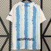 24/25 Malaga Home Blue White Jersey Kit Short Sleeve-4427325