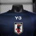 2024 Japan Home Navy Blue Y-3 Jersey Kit Long Sleeve (Long Sleeve+Shorts) (Player Version)-5520357