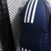 2024 Japan Home Navy Blue Y-3 Jersey Kit Long Sleeve (Long Sleeve+Shorts) (Player Version)-5520357