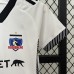 24/25 Kids colo colo Home Kids White Jersey Kit short sleeve (Shirt + Short)-8795567