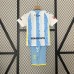 24/25 Kids Malaga Home Kids Blue White Jersey Kit short sleeve (Shirt + Short)-419808