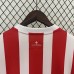 24/25 Gijon Home Red White Jersey Kit short sleeve-7200026