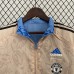 24/25 Manchester United M-U Trench Coat Reversible Blue Khaki Windbreaker Long Sleeve-1807447