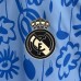 24/25 Real Madrid Trench Coat Reversible Blue Khaki Windbreaker Long Sleeve-8140659