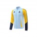 24/25 Real Madrid Gray Yellow Edition Classic Jacket Training Suit (Top+Pant)-7254540