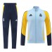 24/25 Real Madrid Gray Yellow Edition Classic Jacket Training Suit (Top+Pant)-7254540