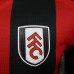 24/25 Fulham Away Black Red Jersey Kit short sleeve (Player Version)-6632946