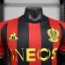 24/25 OGC Nice Home Red Black Jersey Kit short sleeve (Player Version)-642959