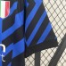 24/25 Inter Milan Home Black Blue Jersey Kit short sleeve-6133762