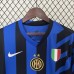 24/25 Inter Milan Home Black Blue Jersey Kit short sleeve-6133762