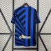 24/25 Inter Milan Home Black Blue Jersey Kit short sleeve-6133762