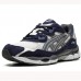 Asics GEL-NYC Running Shoes-White/Navy Blue-5331644