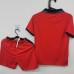 STOCK CLEARANCE [SIZE 26] 2022 Kids England Away Kids Red Jersey Kit short sleeve (Shirt + Short)-6349462