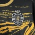 24/25 Lisbon Second Away Black Yellow Jersey Kit short sleeve-4802112