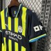 24/25 Manchester City Away Black Green Jersey Kit short sleeve-1319330