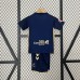 24/25 Kids Hummel Tenerife Away Navy Blue Kids Jersey Kit short sleeve (Shirt + Short)-2786791