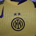 24/25 Inter Milan Second Away Yellow Black Jersey Kit short sleeve (Player Version)-3896806