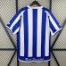 Retro 02/03 Real Sociedad Home White Blue Jersey Kit short sleeve-8998163