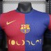 24/25 Barcelona Special Edition Navy Blue Red Jersey Kit short sleeve (Player Version)-7548280