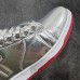 Trump High Running Shoes-Silver/Red-2940331