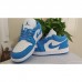 Air Jordan 1 AJ1 Running Shoes-White/Blue-7538291