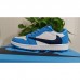 Air Jordan 1 AJ1 Running Shoes-White/Blue-9815494