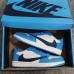 Air Jordan 1 AJ1 Running Shoes-White/Blue-9815494