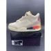 Air Jordan 3 AJ3 Running Shoes-White/Khaki-854919