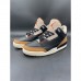 Air Jordan 3 AJ3 Running Shoes-Black/Brown-9524162