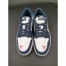 Air Jordan 1 AJ1 Running Shoes-White/Navy Blue-425545