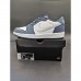 Air Jordan 1 AJ1 Running Shoes-White/Navy Blue-425545