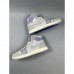 Air Jordan 1 AJ1 High Running Shoes-Gray/Blue-7413149