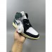 Air Jordan 1 AJ1 High Running Shoes-White/Green-3028377