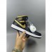 Air Jordan 1 AJ1 High Running Shoes-Black/Gold-2372449