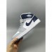 Air Jordan 1 AJ1 High Running Shoes-Gray/Navy Blue-804713