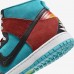 Di'orr Greenwood x SB Dunk High Running Shoes-Green/Wine Red-4255372