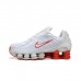 Air Max Shox TL Running Shoes-White/Red-8585753