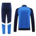 24/25 Manchester United M-U Nvay Blue Edition Classic Jacket Training Suit (Top+Pant)-9495736