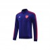 24/25 Arsenal Nvay Blue Red Edition Classic Jacket Training Suit (Top+Pant)-7752065