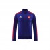 24/25 Arsenal Nvay Blue Red Edition Classic Jacket Training Suit (Top+Pant)-7752065