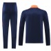 24/25 Manchester United M-U Navy Blue Edition Classic Jacket Training Suit (Top+Pant)-9767866